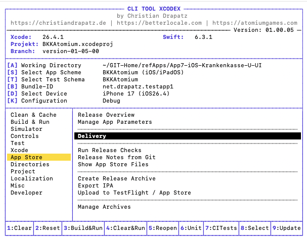 App Store Distribution in xcodex