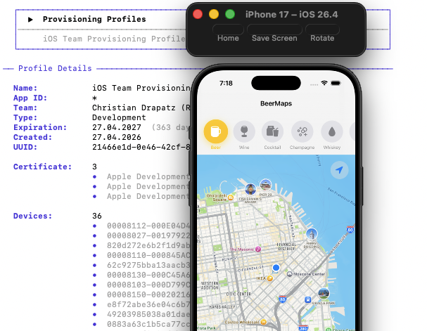 Provisioning Profiles in xcodex