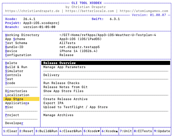 App Store Distribution in xcodex